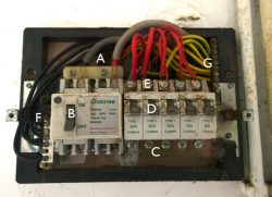 Old consumer unit