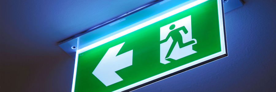 Emergency lighting and when it should be used